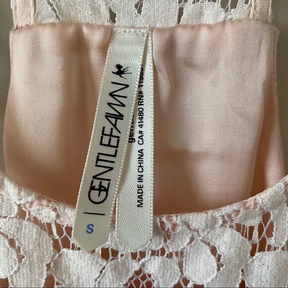 Gentle Fawn Pink Racerback Lace Detail Dress - Picture 7 of 8